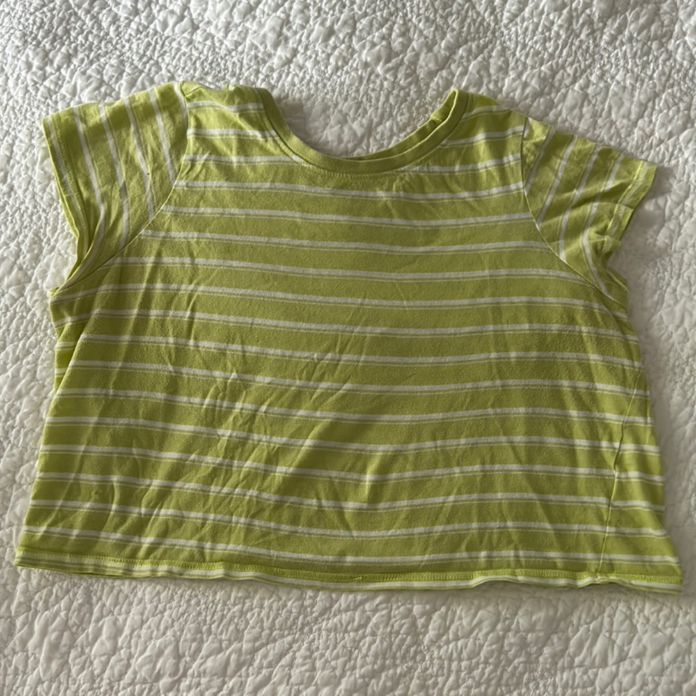 Pacsun striped green top
